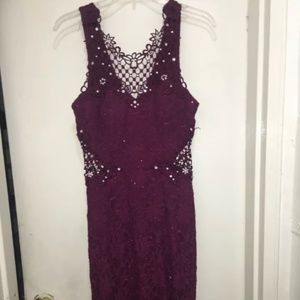 Prom Dress purple color